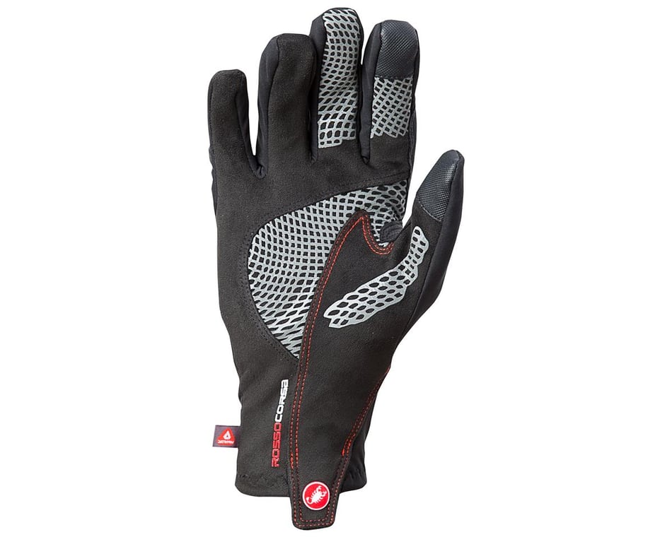 Castelli Men's Spettacolo RoS Gloves (Black/Red) (XL