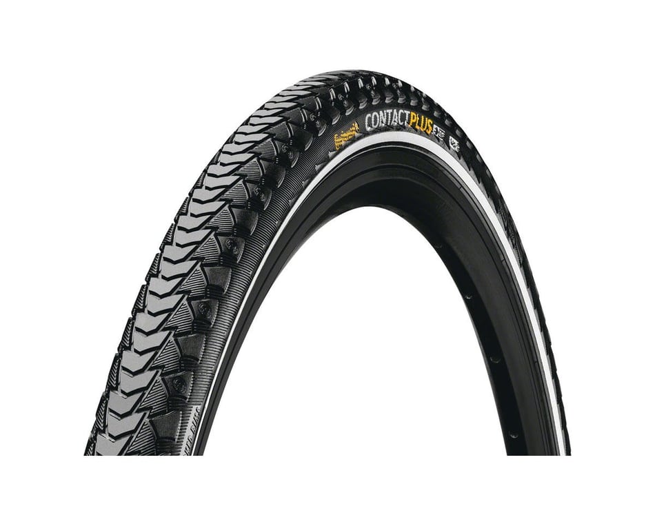 Continental Contact Plus City Tire Black Reflex 650b 50mm Wire SafetyPlus Breaker E50