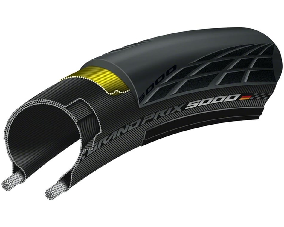 Continental Grand Prix 5000 Road Tire (Black) (700c) (25mm