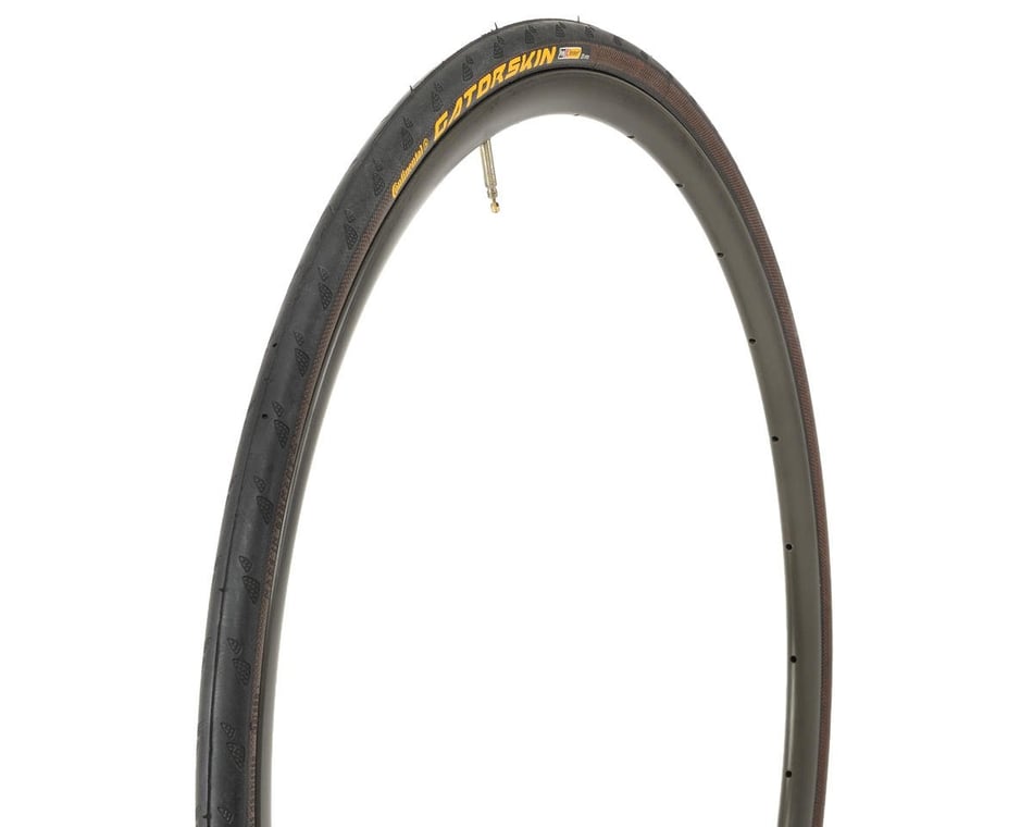 Continental Gatorskin Tire (Black) (Wire) (DuraSkin/PolyX Breaker) (700c)  (25mm) - Performance Bicycle