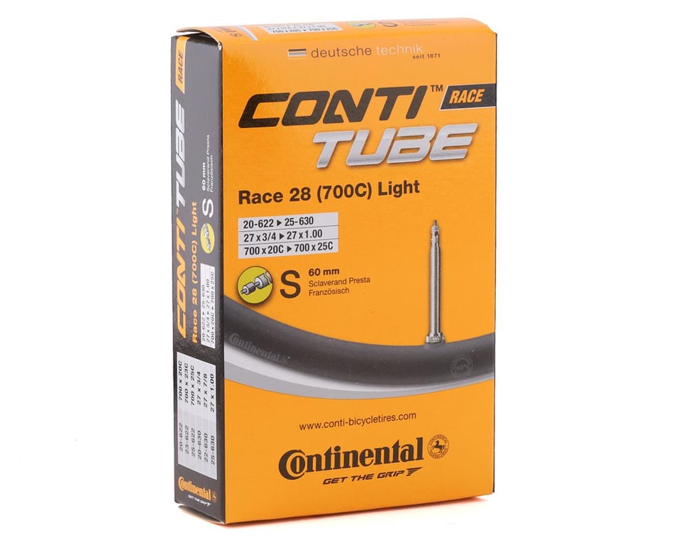 Continental 700c Race Light Inner Tube Presta 18 25mm 60mm