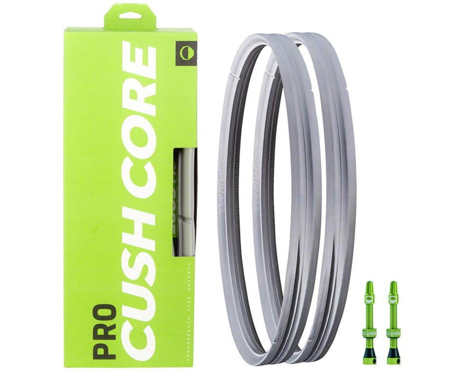 CushCore Pro Tire Inserts Set 29" Pair Includes 2 Tubeless Valves 
