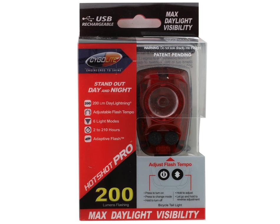 Usb rechargeable hot sale tail light