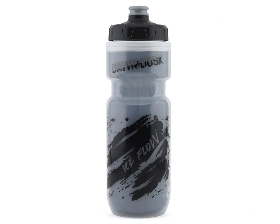Dawn to Dusk Ice Flow Insulated Bottle (Black/Clear) (21oz) - Performance  Bicycle