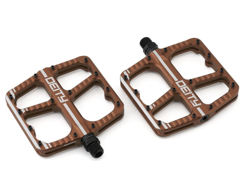 Bronze bike pedals sale