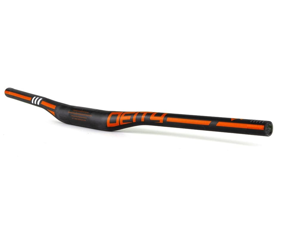 Deity Skywire Carbon Riser Handlebar Orange 35mm 15mm Rise