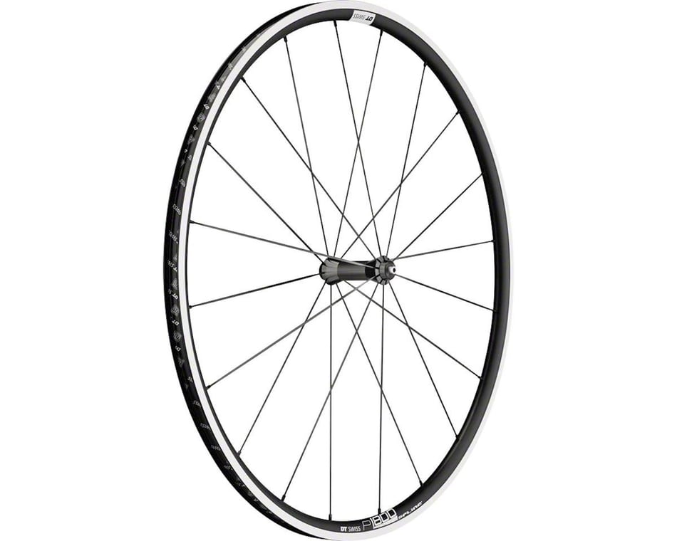 DT Swiss P1800 Spline 23 Front Wheel (Black) (QR x 100mm) (700c) (Tubeless)