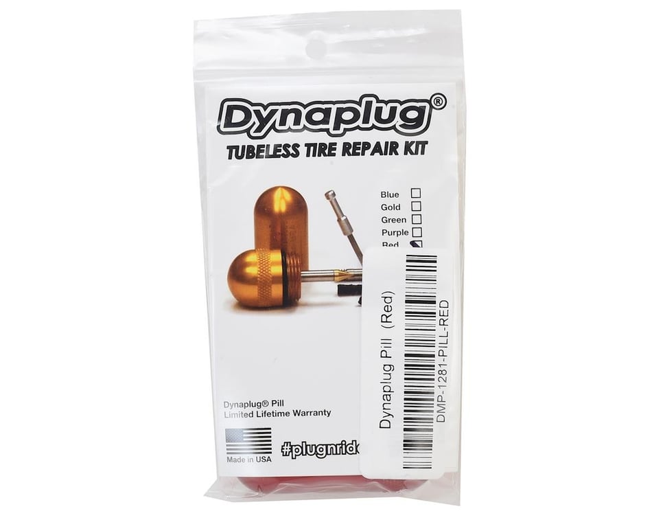  Dynaplug Bicycle Tubeless Tire Repair Tool (Small, Ano Red) :  Sports & Outdoors