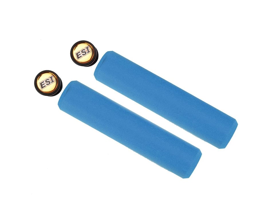 ESI Grips Extra Chunky Silicone Grips (Aqua) - Performance Bicycle