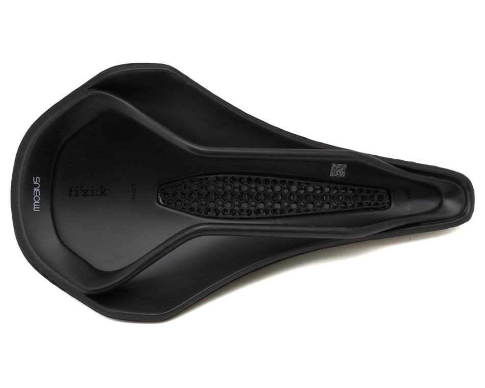 fizik Vento Argo 00 Adaptive Saddle (Black) (Carbon Rails) (3D-Printed)  (140mm)