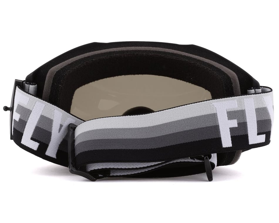 Fly Racing Zone Goggles (Black/Grey) (Dark Smoke Lens)