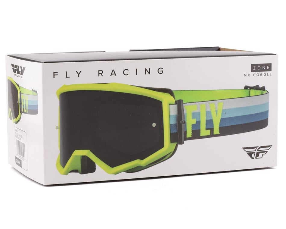 Fly Racing Focus Snow Goggle Green/Hi-Vis w/Green Mirror/Amber Lens 