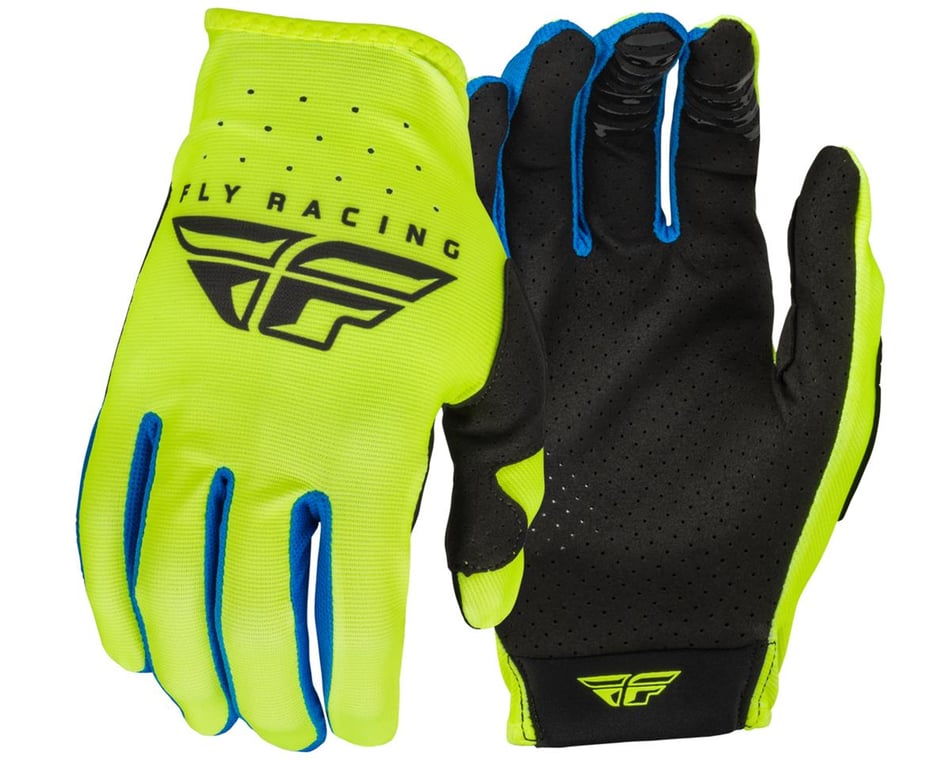 Lite Hi-Viz/Black Fly Racing Bike MTB Adult Mountain Bike Gloves 