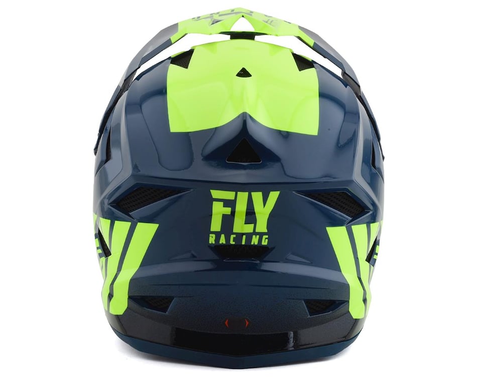 Fly Racing Default BMX MTB Helmet Dither Teal/Hi-Viz Yellow Kids & Adult 