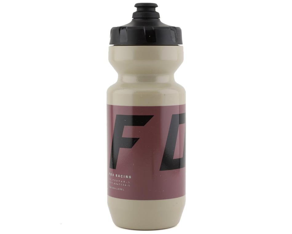 Fox Racing Purist Water Bottle w MoFlo Cap Black 22oz