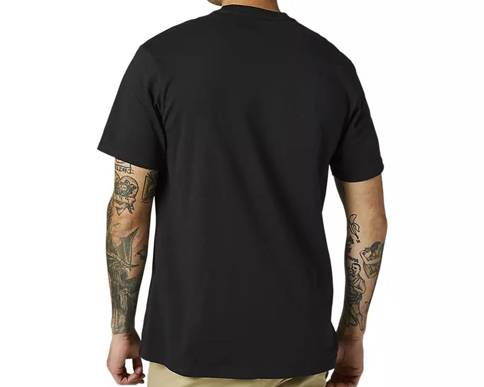 Fox Racing Legacy Fox Head Tee (Black/Black) (M)