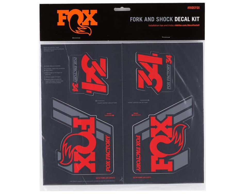 Fox mtb fork online stickers