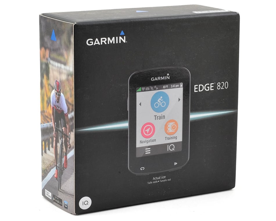 Garmin Edge 820 Computer Bundle (Black) - Bicycle
