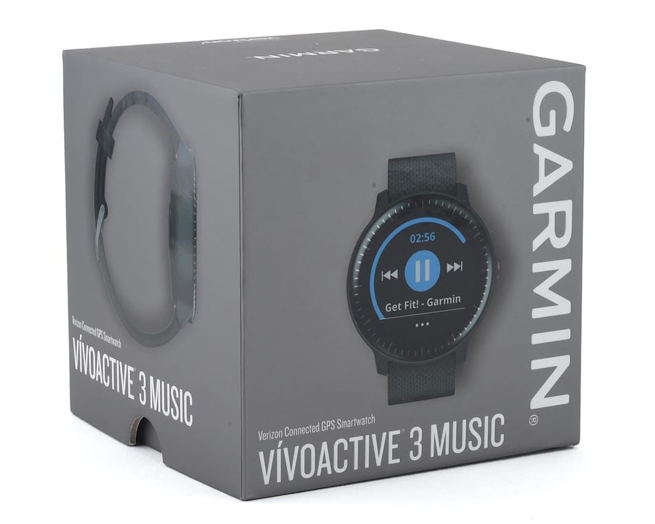 & DENT: Garmin Vivoactive 3 Music Verizon LTE GPS Smartwatch (Black) - Performance Bicycle