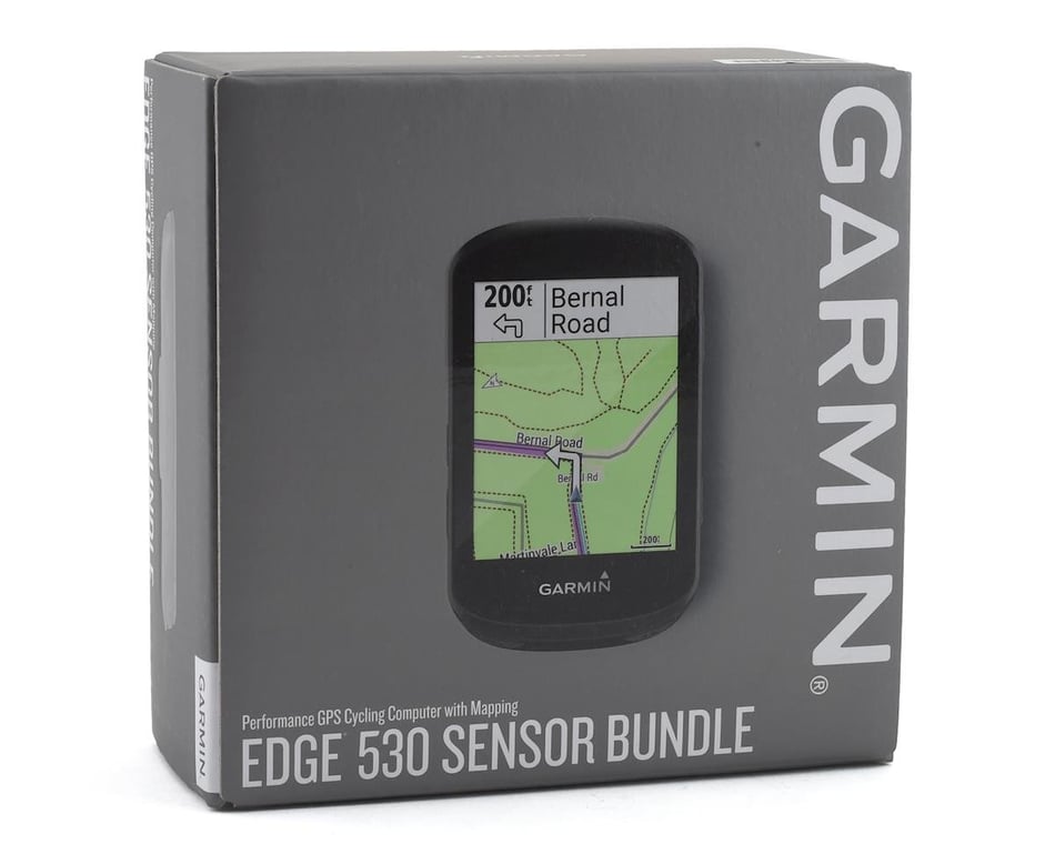 Garmin Edge 530 GPS Cycling Computer Sensor Bundle 