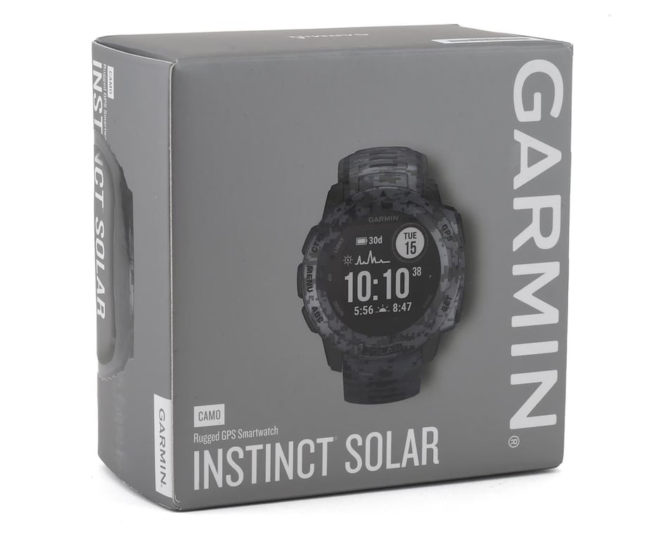 Garmin Instinct Solar GPS Smartwatch (Graphite Camo) Edition) - Performance