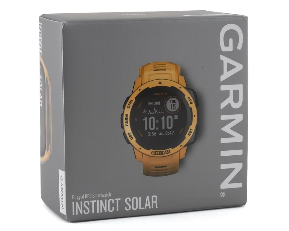 Garmin Instinct Solar GPS Smartwatch (Sunburst) - Performance Bicycle