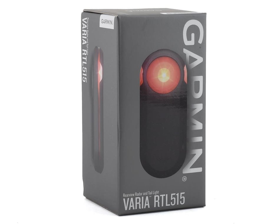 Garmin 010-02376-00 Varia RTL515, Cycling Rearview Radar with Tail Light,  Visual and Audible Alerts for Vehicles Up to 153 Yards Away