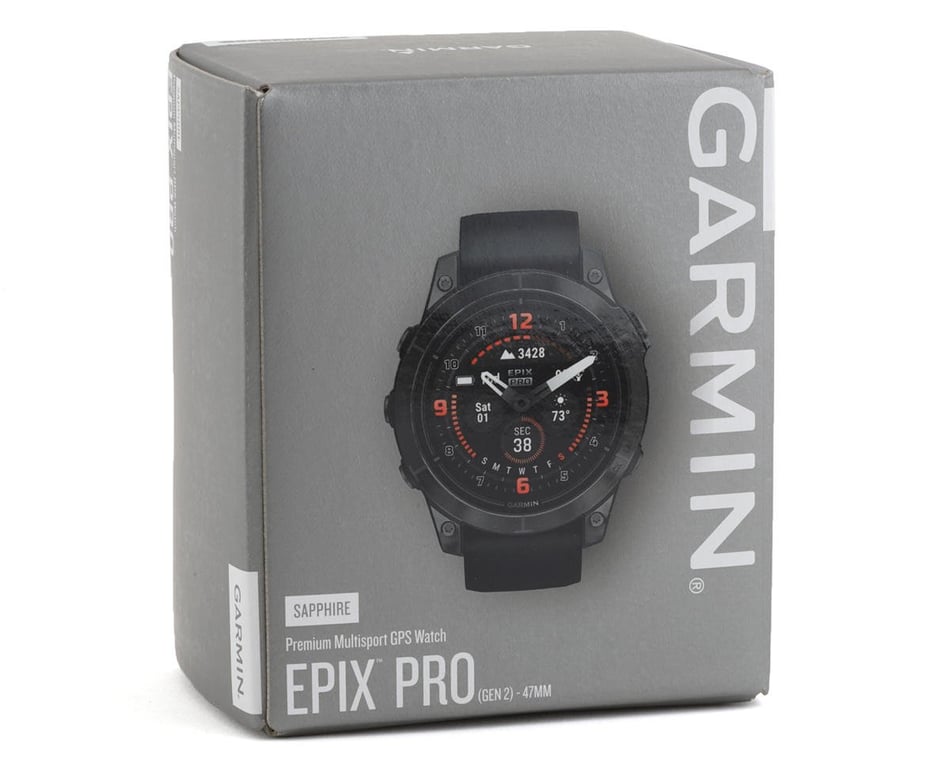  Garmin epix Pro (Gen 2) Sapphire Edition, 42mm, High  Performance Smartwatch, Advanced Training Technology, Built-in Flashlight,  Black : Electronics