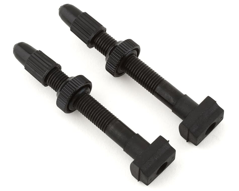 Giant Tubeless Valve Stems (Black) (Pair) (44mm) - Performance Bicycle