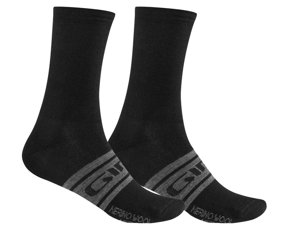 Protestant Ideaal aantal Giro Merino Seasonal Wool Socks (Black/Charcoal Clean) (S) - Performance  Bicycle