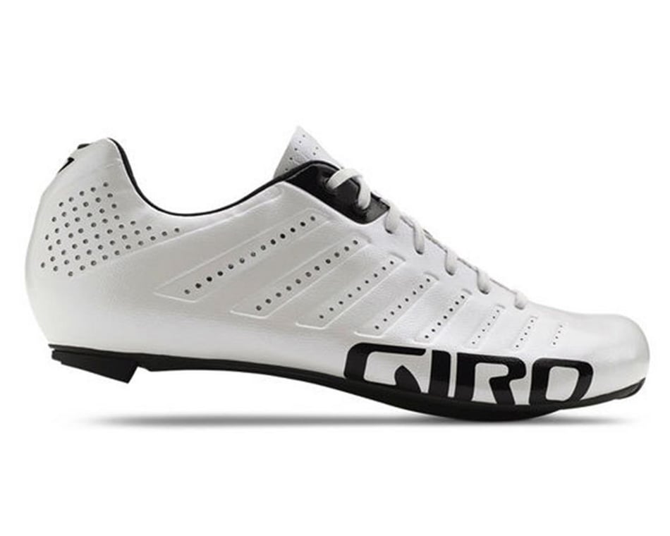 Giro Empire SLX Lace-Up Bike Shoes (White/Black) - Performance Bicycle