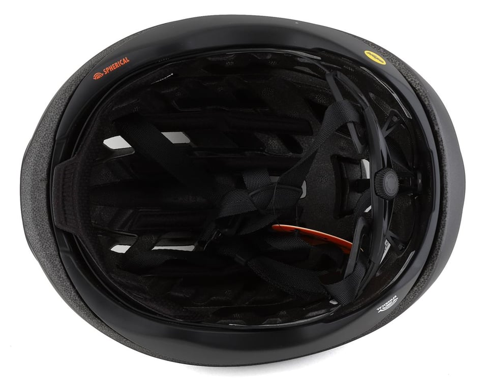 Giro Eclipse Spherical Road Helmet (Matte Black/Gloss Black) (M)