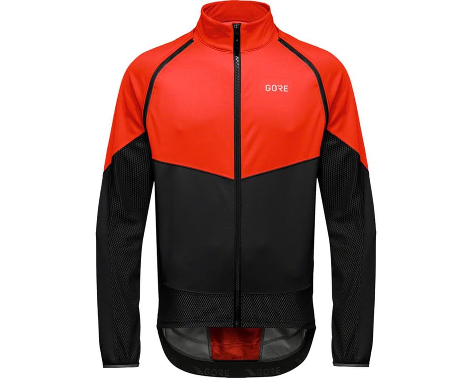 Gore Wear Men's Phantom Convertible Jacket (Fireball/Black) (L) -  Performance Bicycle