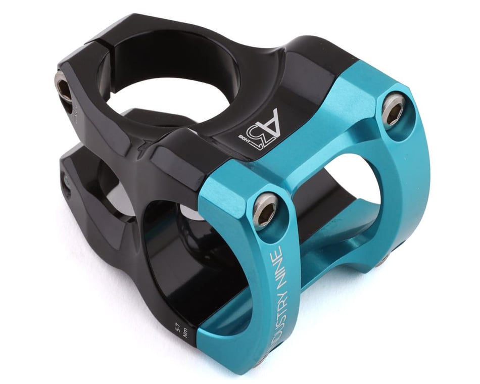 Industry Nine A318 Stem (Black/Turquoise) (31.8mm) (30mm) (8°)