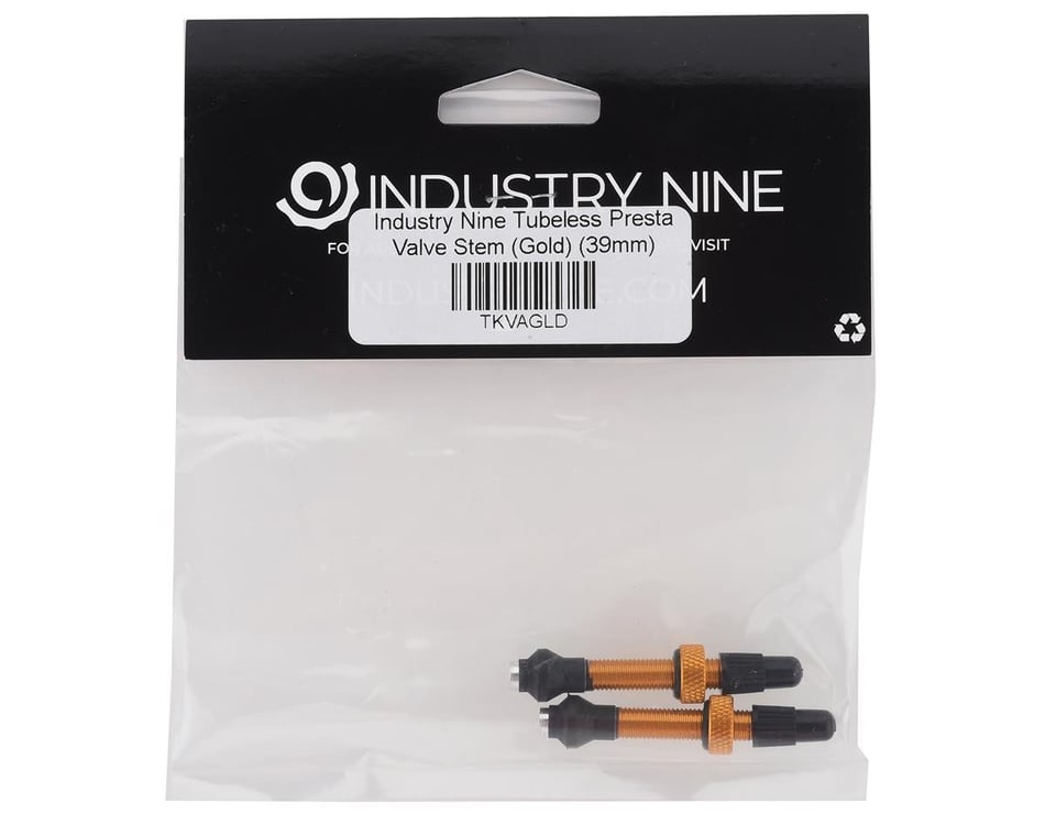 Industry Nine Tubeless Presta Valve Stem - Black Pair 40mm 