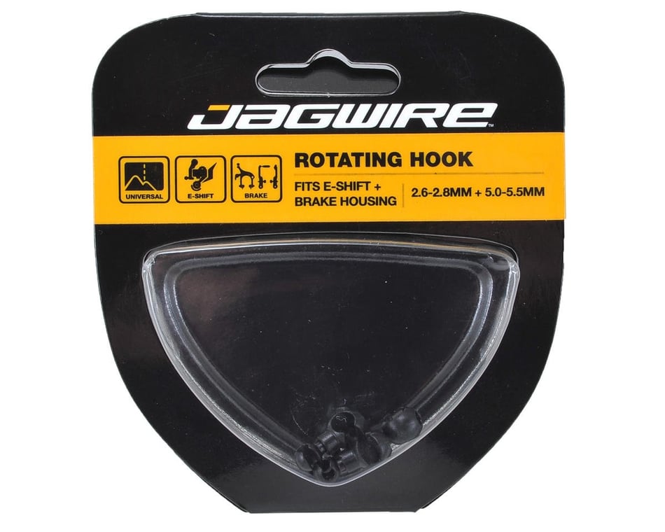 Jagwire 4 Pack Rotating Tidy Hook Clips Brakes/Gear Outer Housing Cables Bicycle Black 
