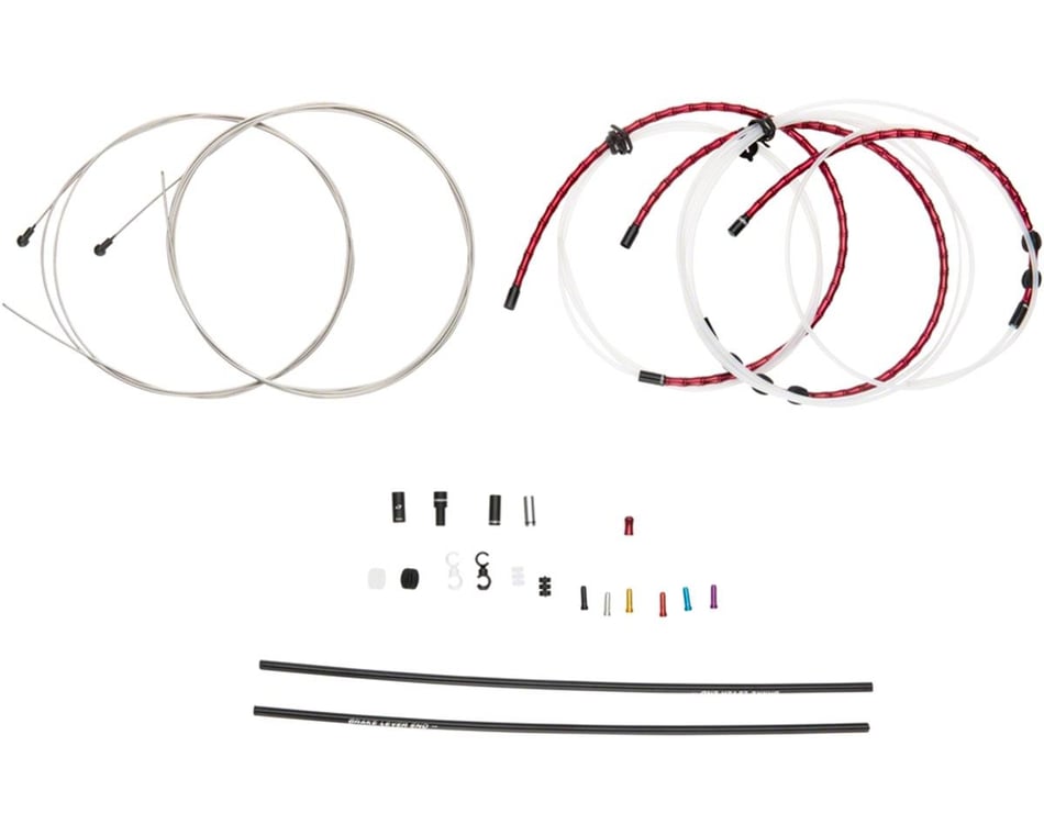 Jagwire Road Elite Link Brake Cable Kit (Red) (1.5mm) (1350/2350mm) (w/  Housing)