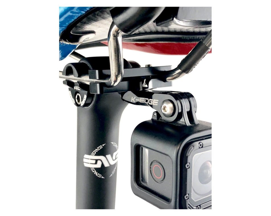 Teasing yderligere blur K-Edge Go BIG Pro Saddle Rail Camera Mount (Black) (For GoPro, Garmin,  Shimano) - Performance Bicycle