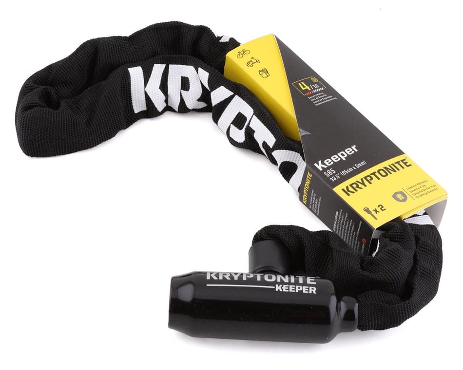 Kryptonite Keeper 585 Integrated Chain Lock (Black) (2.8'/85cm) -  Performance Bicycle