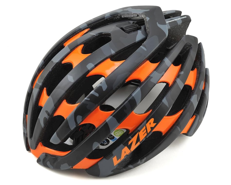 het is nutteloos Boek Vrouw Lazer Z1 Road Helmet (Black Camo/Orange) (S) - Performance Bicycle