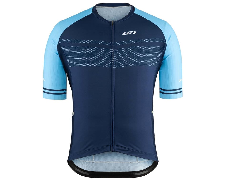 Louis Garneau District 2 Short Sleeve Jersey (Blue Line) (2XL) -  Performance Bicycle