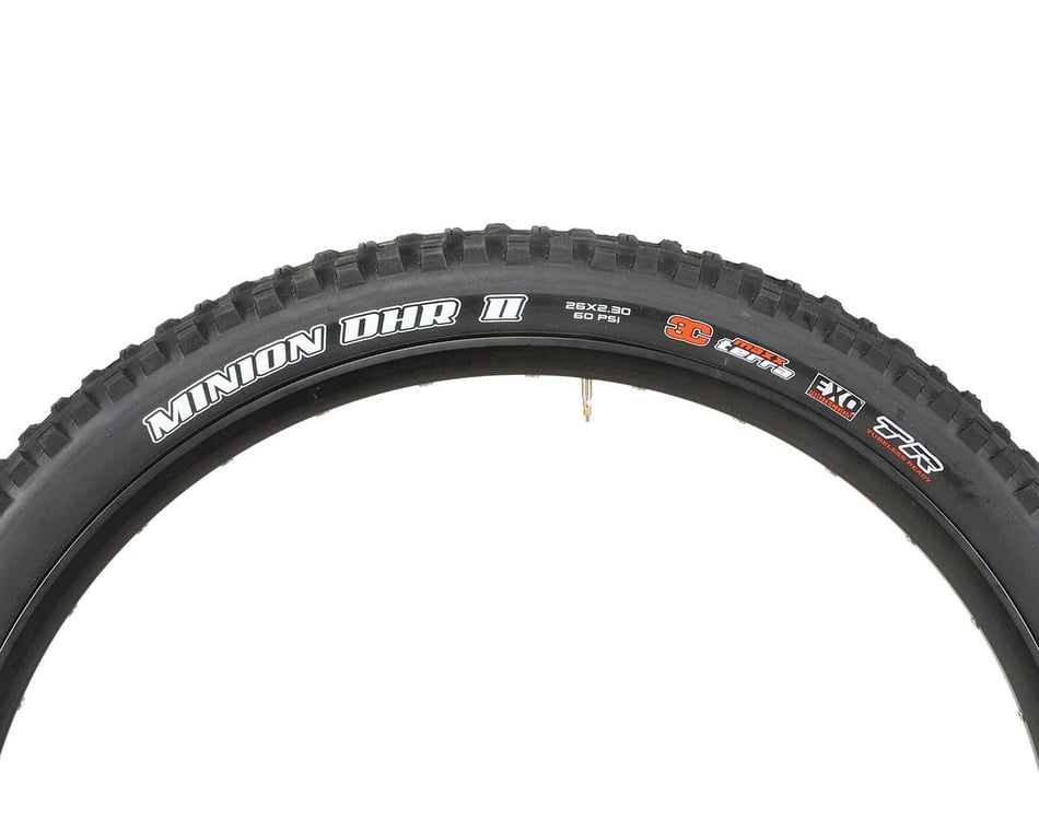 Maxxis Minion DHR II Tubeless Mountain Tire (Black) (Folding) (26