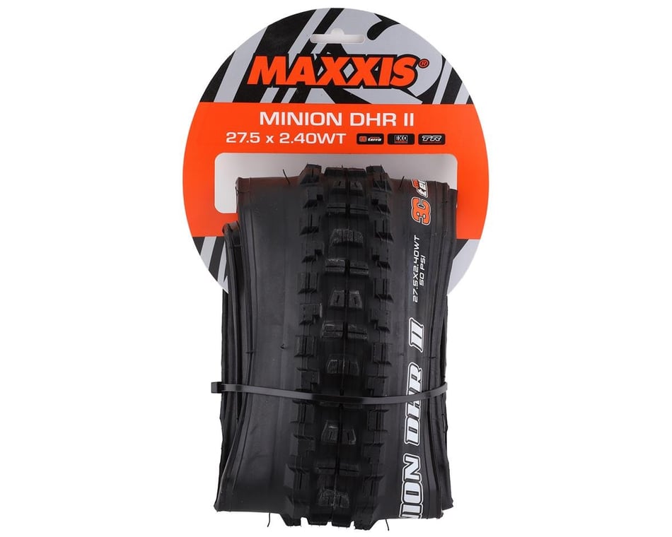 Maxxis Minion DHR II Tubeless Mountain Tire (Black) (Folding