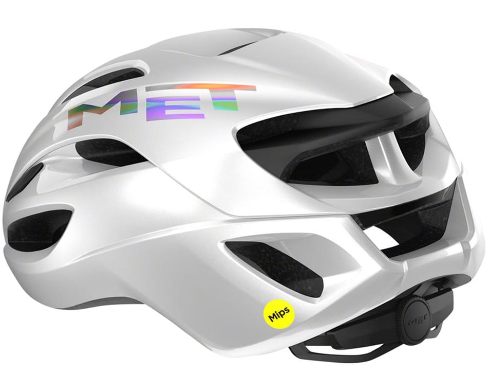 Met Rivale MIPS Helmet (Gloss White Holographic) (S) - Performance