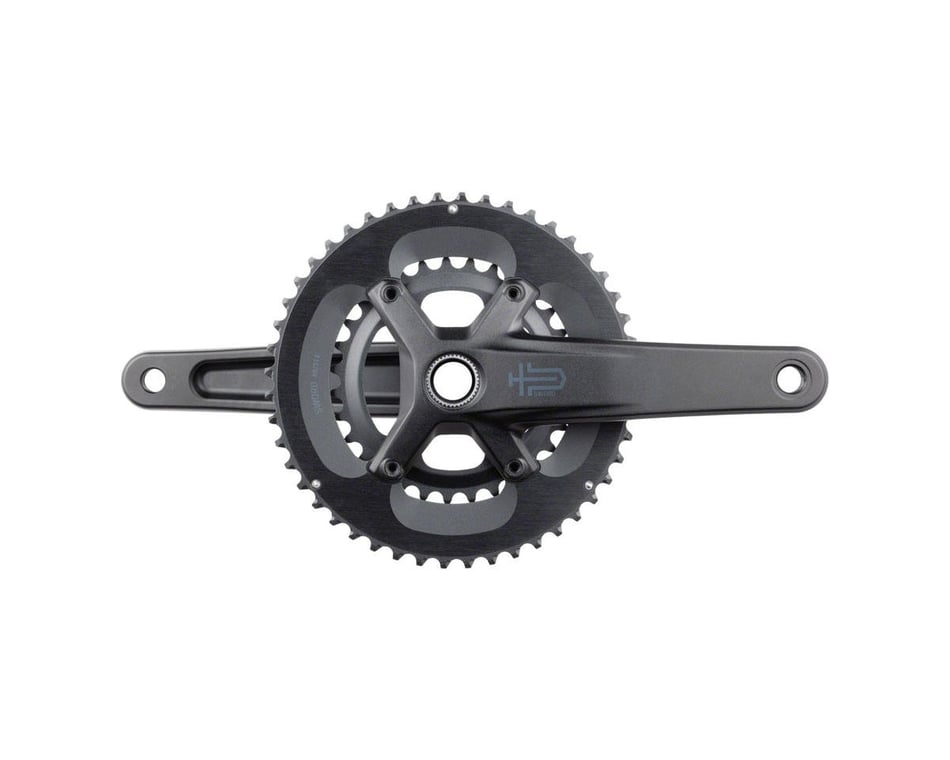 Wide range double discount crankset