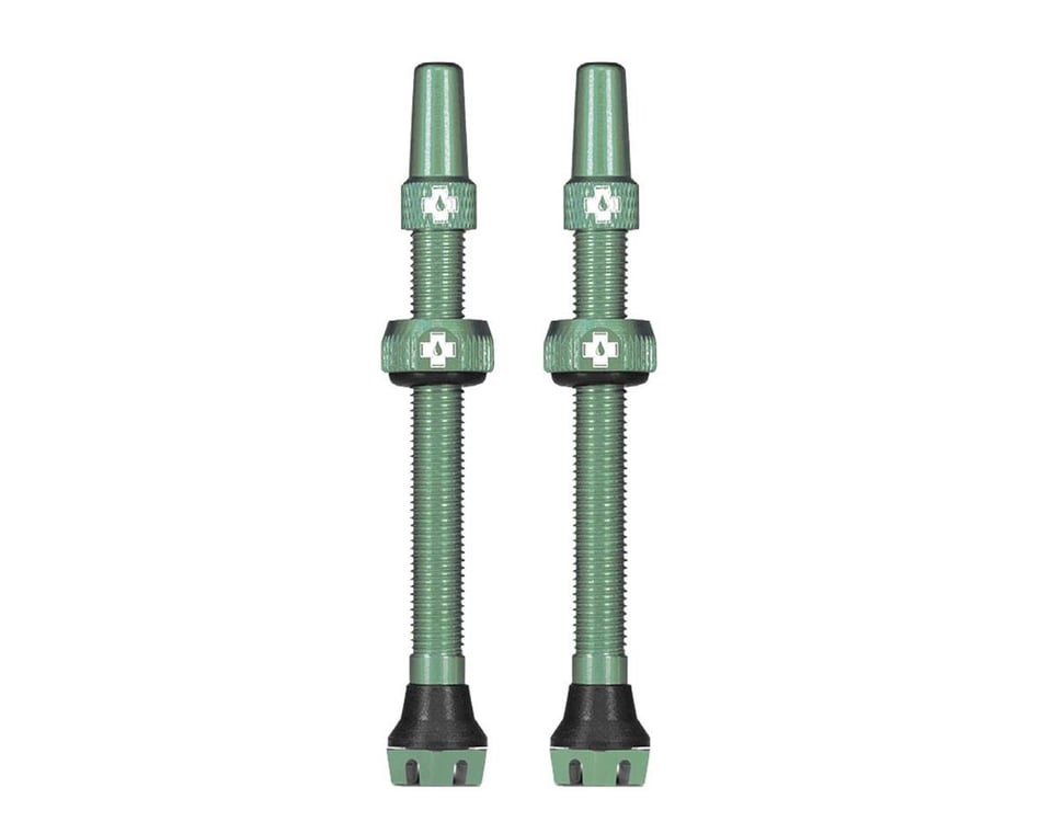 Green Muc-Off tubeless valves