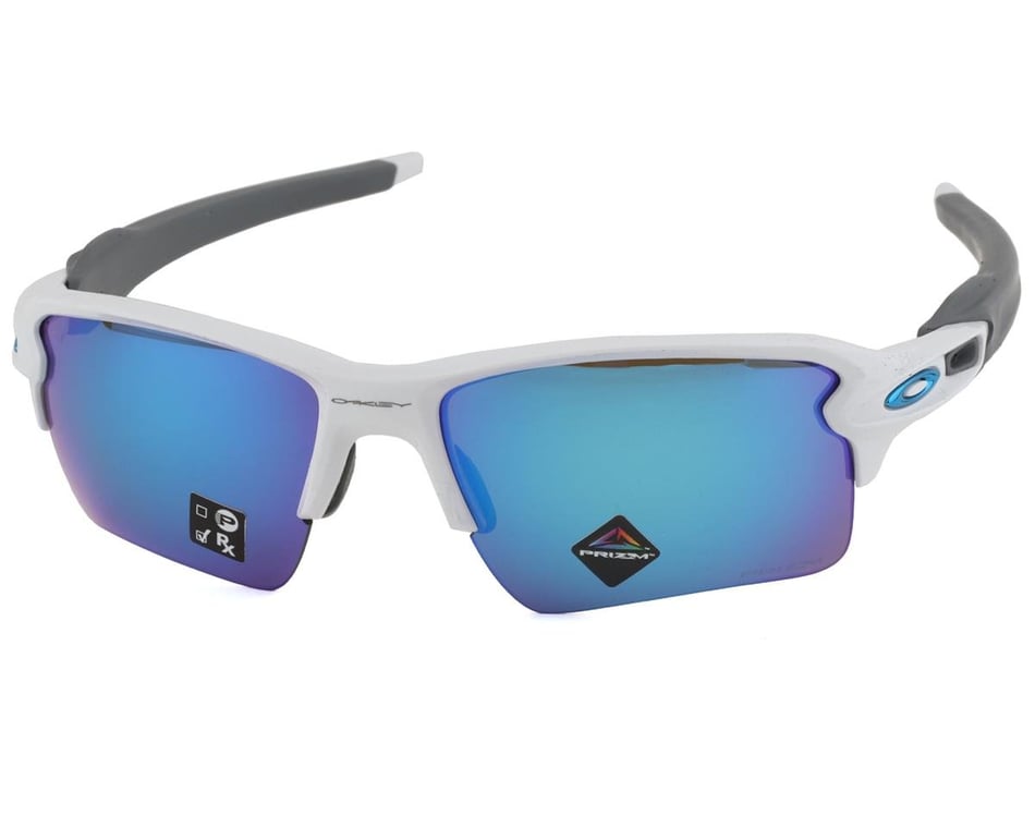 Oakley 2.0 Sunglasses (Polished White) Sapphire Iridium Lens) - Performance Bicycle