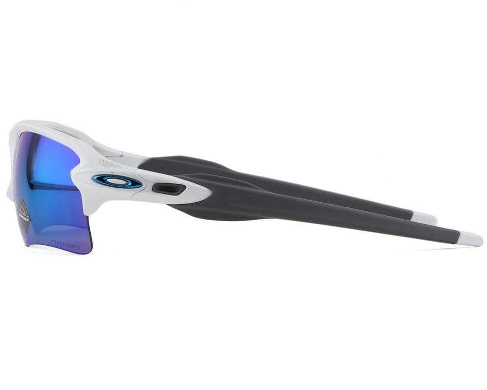 Oakley Flak  XL Sunglasses (Polished White) (Prizm Sapphire Iridium  Lens) - Performance Bicycle