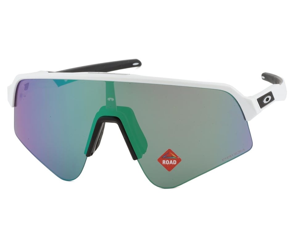 Oakley Sutro Lite Sweep Sunglasses (Matte White) (Prizm Road Jade Lens) -  Performance Bicycle