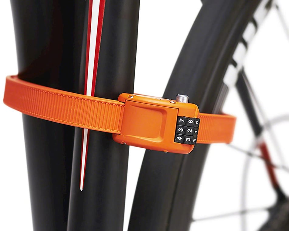 Orange 18" Ottolock Cinch Combination Kevlar Steel Light Lock Bike 202046 for sale online 
